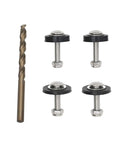 Drill bit and mounting hardware for Whale Tail Hydrofoil Stabilizer For 40 To 300 HP Outboard And Sterndrive Engines