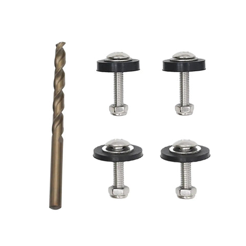 Drill bit and mounting hardware for Whale Tail Hydrofoil Stabilizer For 40 To 300 HP Outboard And Sterndrive Engines
