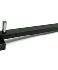 Heavy Duty Manual Rod Bender For 3/8 Inch Rods Or 1/4 Flat Steel, Bench Vise Mount shown with three bending pegs.