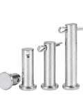 Assorted M3 To M12 304 Stainless Steel Axis Pins With Holes Flat Head Cylindrical Pins Dowels GB882 displayed upright