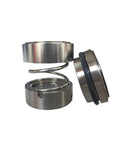 Premium 28mm Mechanical Seal Kit For Water Pump Uses With Tungsten Carbide Faces And Stainless Steel Body To Handle Hot Liquid Up To Plus Two Hundred Degrees C Perfect Fit For One Hundred Eight U Series Shafts From Twenty Five To Eighty Mm Outsides, showing stainless steel assembly.