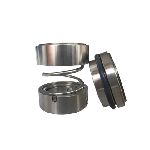 Premium 28mm Mechanical Seal Kit For Water Pump Uses With Tungsten Carbide Faces And Stainless Steel Body To Handle Hot Liquid Up To Plus Two Hundred Degrees C Perfect Fit For One Hundred Eight U Series Shafts From Twenty Five To Eighty Mm Outsides, showing stainless steel assembly.