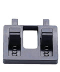 Front view of Electric Wire Welding Fixture Soldering Wire Holder with dual spring-loaded clips on stable black base for DIY electronics projects.