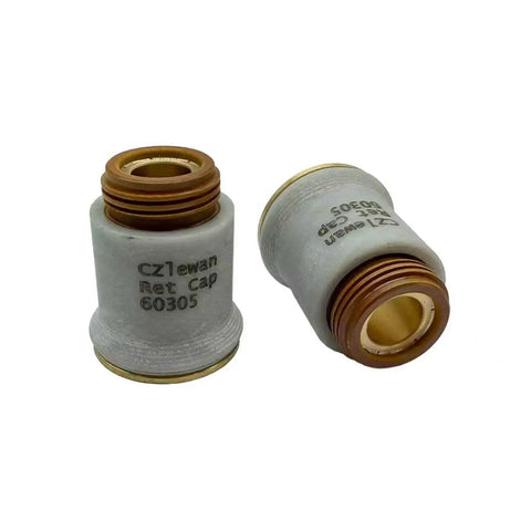 Two Pack 60305 Retaining Cap For Razorweld X45 Vipercut 30 Plasma Cutter Consumables OEM Compatible Replacement, 2 caps