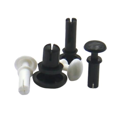 Heavy Duty Nylon Push In Rivets Clamp Thin Parts Nasty Tight No Tool Install Just Push And Go Shock Resistant Wear Proof