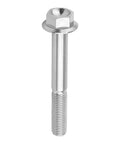 Beefy Titanium Flange Hex Bolt M10x80mm 1.25 Pitch Grade 5 Ti Alloy 6AL-4V TC4 Anti Corrosion High Strength Lightweight Fastener