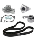 Premium Timing Belt Kit With Water Pump 2.4L 2.5L B5244 B5254 Fits Volvo C30 C70 S40 S60 S70 S80 V40 V50 V60 V70 Xc60 Xc70 Xc90 1995 To 2018 Keep It Rockin Smooth No More Leaks Or Worries About Breakdowns And Costly Repairs. timing belt kit, water pump, tensioner, idler pulley, gasket, bolts