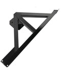 Drop Down Spare Tire Carrier Mount Bolt On For Hummer H2 2003-2009 Holds Up To 285 70 17 Tire Steel Powder Coated Black