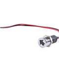12V LED Dash Panel Indicator Lights Kit for Cars, Bikes, and Boats, 14mm, wire, arrow design, high visibility, easy install