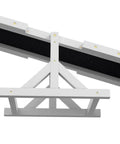 71 Inch Dog Agility Seesaw Outdoor Training Platform With Color Marked Zones Slip Resistant Wood Construction base detail