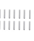 120pcs Robot Drive Shaft Kit For DIY Projects, Transmission Shafts And RC Car Axle Gears displayed in rows, metal components
