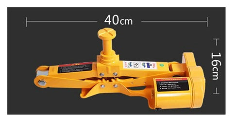 Beefy Electric Trailer Jack With 2 Ton Capacity And 42 Cm Lift Height, shown at 40cm width and 16cm height.