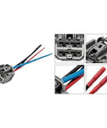 Straight Swap Blower Motor Wire Connector Kit For Ford F250 2017 To 2022 OEM Replacement Heater Fan Plug with wiring.