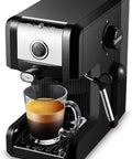 Compact Espresso Machine With 20 Bar Pressure For Creamy Cappuccinos And Lattes 1250W Pro Grade Brew Frothing Milk Foam Steam Nozzle