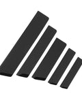 5 Piece Cutter Protective Covers Set With Flocking Lining, Compact ABS Knife Sheaths displayed in various sizes