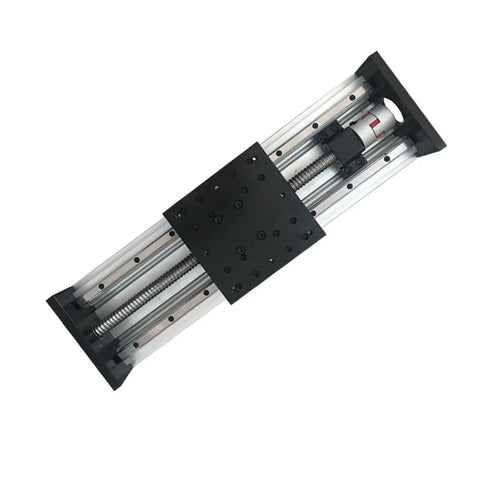 Beefy 300mm Linear Motion Rail Kit For CNC Builds With SFU2005 Guide Rail No Motor Plus Coupling 80ST And 90ST Compatible Durable High-Precision Linear Actuator System For Smooth Rock-Solid Motion, 300mm CNC linear rail with lead screw and slide carriage