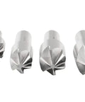 82 Degree 6 Flute HSS Countersink Set, 8 Pack, Precision Ground Countersinks, Sizes From One Quarter Inch To One Inch, displayed in row