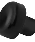 Close-up of black nylon stem from Patio Swivel Rocker Chair Floor Protectors One Half Inch Nylon Stem Bumpers 25 Pack Black For Outdoor Furniture Feet No Scratch On Floors Durable Floor Friendly Design For Indoor And Outdoor Use