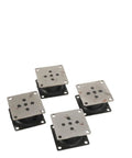 Heavy Duty Rubber Vibration Damping Mounts 180X100Mm Drop Right In Shock Isolators built tough, showing four steel and rubber mounts.