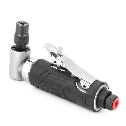 Heavy Duty Pneumatic Die Grinder With 90 Degree Right Angle Air Inlet for precision metal and glass work.