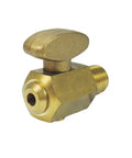 Air Brake Air Tank Drain Cock Ground Plug Shutoff Valve Quarter Inch NPT Male, brass fitting for pneumatic compressors.