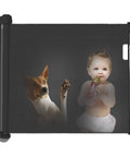Extra Wide 72 Inch Retractable Baby Gate For Kids And Pets With Self Closing, 34 Inch Tall Fence Safety Gate For Indoor Outdoor Use