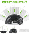 Unisex Lightweight Bump Cap Safety Hat With Reflective Stripes Breathable Baseball Cap Style Hard Hat ABS Insert Design