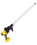 LiebeWH 8000Rpm Electric Drum Pump with 18V lithium battery and long extension hose for high flow liquid transfer.