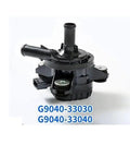 Heavy Duty Engine Inverter Coolant Water Pump For Toyota Camry Avalon ES 300h RC Is III Mirai, black plastic, side view.