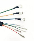 Upgrade Your Ride With Heavy Duty E Bike Motor Extension Cable Featuring Premium Pure Copper Core And High Conductivity For 1000W Systems Designed To Handle Massive Loads Without Voltage Drop While Staying Super Durable And Weatherproof In Any Climate, multi-wire connector ends
