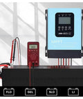 Beast 60 Amp MPPT Solar Charge Controller for 12V to 96V systems mounted for off-grid solar setup