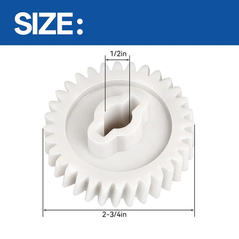 Beefed-Up Garage Door Opener Helical Drive Gear Replacement for Overhead Door Models 456 556 561 and 656, 108609.0001.S