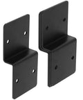 Heavy Duty 4 Pack Pergola Brackets Black Z Deck Joist Ties For 2x6 Cross Joists And 6x6 Posts 6 Gauge Steel Powder Coated Anti Rust