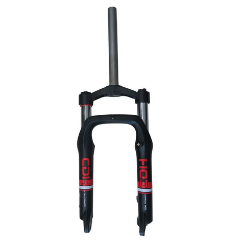 20 Inch Fat Bike Fork With 4.0 Inch Tire Spread Suspension, Dual Locking Modes Manual And Remote, Aluminum Alloy