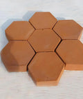 Hexagon Pavement Molds 2 Pack Reusable Walkway Path Maker For Concrete Pavers Garden Patio Lawn Backyard Pathway Paver Mold Set Durable Pro Grade Easy To Clean And Reuse DIY Outdoor Landscaping Tool shown in hexagonal pattern