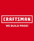 Craftsman logo with 'We Build Pride' slogan on a red background
