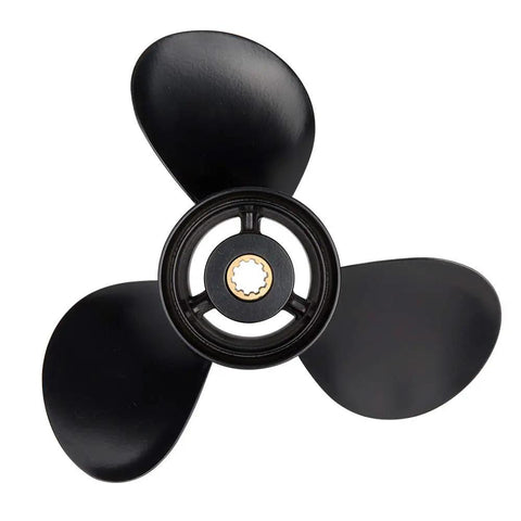 Pro Grade Aluminum Marine Outboard Propeller For Mercury 25-30HP Boats, 9.5 Diameter, 11 Pitch, 10 Spline, Right Hand Rotation, 3 Blade OEM Replacement Gearcase Prop