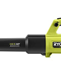 18V Cordless Brushless Leaf Blower Delivers Whisper Quiet Performance With A Straight Gutsy 450 CFM Flow And Snappy 130 MPH Airblast, side view.