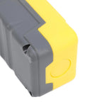 Pro Grade Rainproof Industrial Pushbutton Switch For Cranes And Hoists Up Down Driving Controller IP68 Strong Frame Flexible Buttons For Machines Automation Control AC2 gray yellow housing close-up