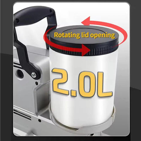 Yxinhongyue 2024 High Pressure Airless Paint Sprayer, 1600W 2.0L container with rotating lid for easy paint filling.
