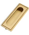 Recessed Brass Cabinet Handle For Kitchen Cabinets Cupboards Wardrobes And Drawers Hidden Flush Mount Pull With Polished Finish