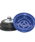 Industrial Manipulator Vacuum Sucker Pads For Smooth Lifting VAS Series sizes 15 to 125mm blue and black rubber gripper pads.