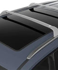 Top Rated Premium Silver Roof Rack Cross Bars Heavy Duty Fit For Toyota Grand Highlander 2023 To 2026 Pair Set Load 150 Lbs Capacity Solid Steel Build Strong Easy Install US Stock Bad Boys For Your Rig Cruise Ready Style, on Toyota Grand Highlander roof