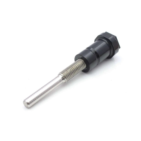 Close-up of Front Mount Hayabusa Seat Screws and Bolts 2 Pack Black Screw Caps for Suzuki GSX1300R Hayabusa 2008 2024 Easy Install