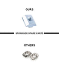 Comparison of our stronger spare part T nut against others for 4 Pack Black Corner Brackets For 4040 Aluminum Extrusion 90 Degree Joint Connectors