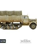 Opel Blitz Maultier WWII Truck 1 56 Scale Tabletop Miniatures Set Plastic Paintable 28mm WWII Soldier Figures Unpainted Minis Pack