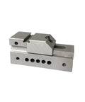 Heavy Duty QKG Machine Vice For CNC Milling Work Holds Parts Tight With Precision Manual Clamp And Robust Steel Build For All Your Shop Projects, compact design with visible clamping jaw.