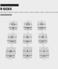 Heavy Duty Hydraulic Crimper Replacement Dies Set For Steel Cable And Terminal Tools Nine Die Sizes From 12 AWG Through Two Zero AWG