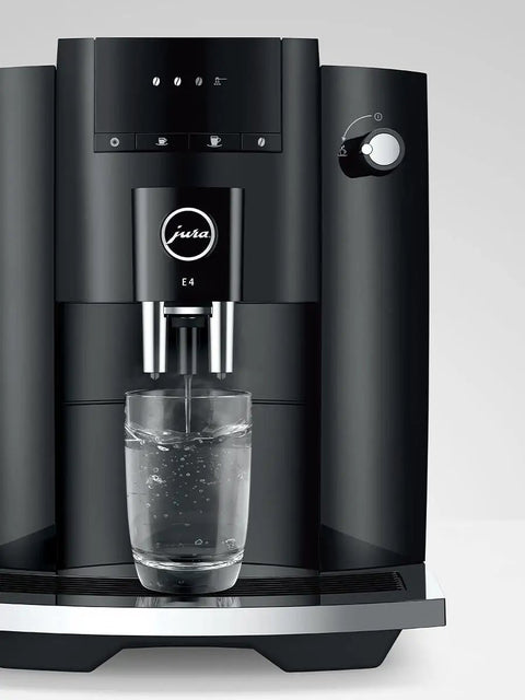 One-Touch Automatic Coffee Machine For Home Use With Five Barista Styles Including Espresso, Ristretto, Café Barista And Lungo Barista, Pulse Extraction Process, Conical Burr, Sleek Black Finish, front view