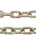 Close-up of Heavy Duty Grade 70 Chain And Binder Kit With Four Five Sixteenth Inch Twelve Foot G70 Transport Chains